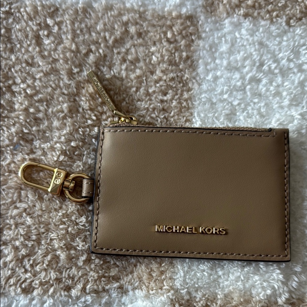 Michael Kors Tan Card Holder